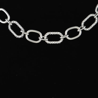 Bejeweled Link Chain Necklace