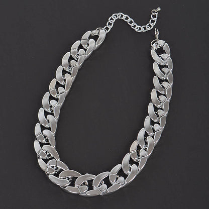 Oversized CCB Chain Necklace