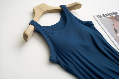 Essential Basic Rib Soft tank top w built in bra