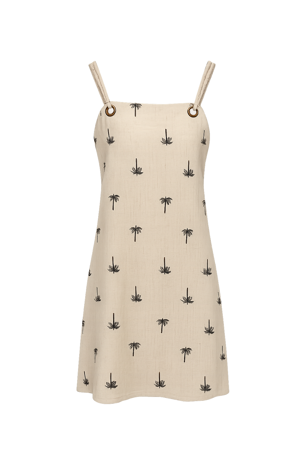 mini dress with palm trees