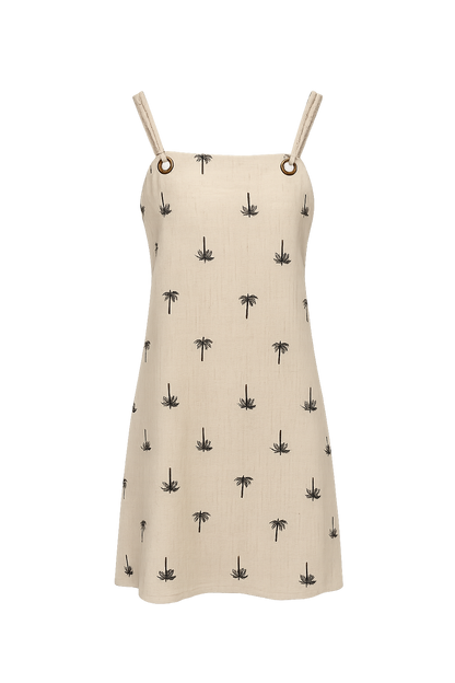 mini dress with palm trees