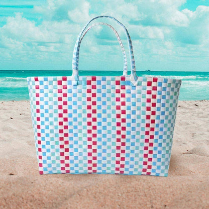 Basket Weave Oversized Tote Bag / Shoulder Bag