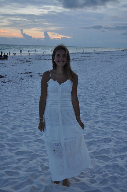 The Ruffle Eyelet Dress