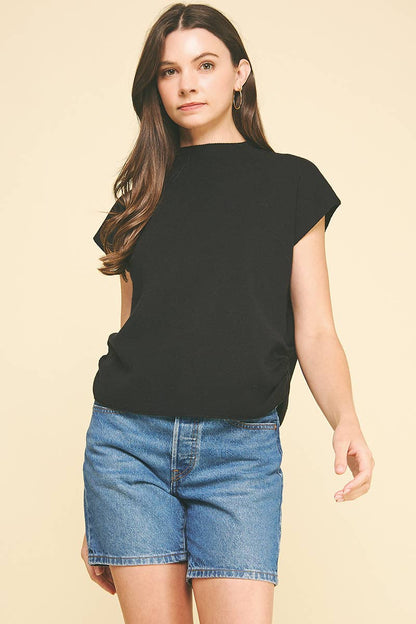 Shirring Sweater Vest