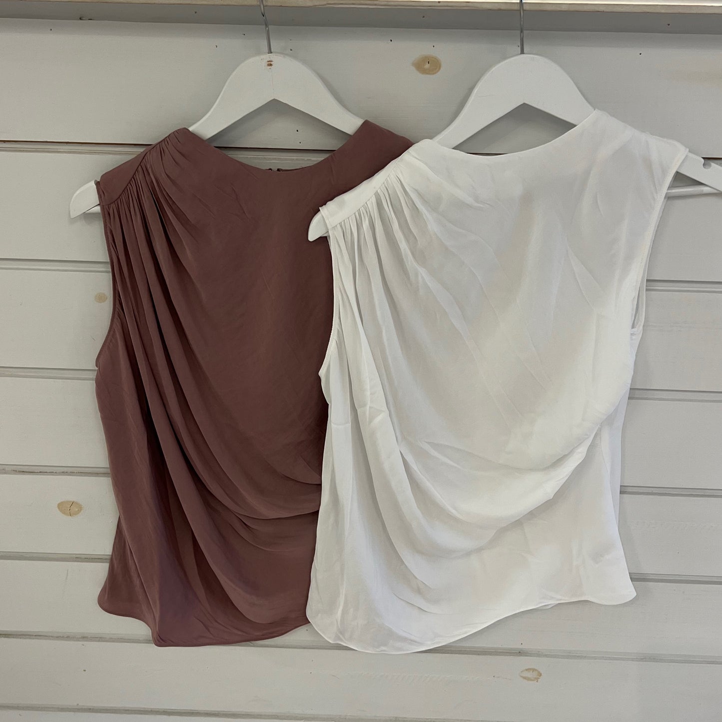 Naked Zebra Sharon tank-white