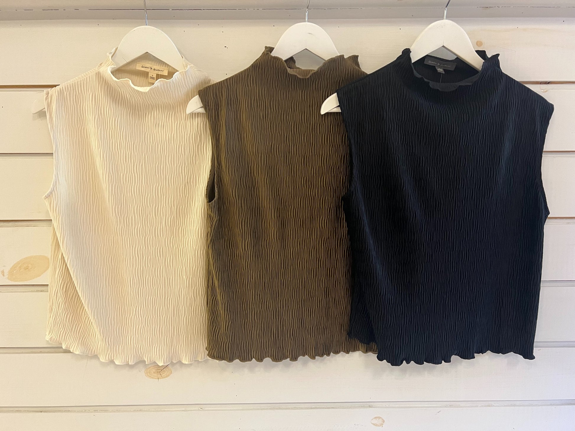 crinkle velvet tops