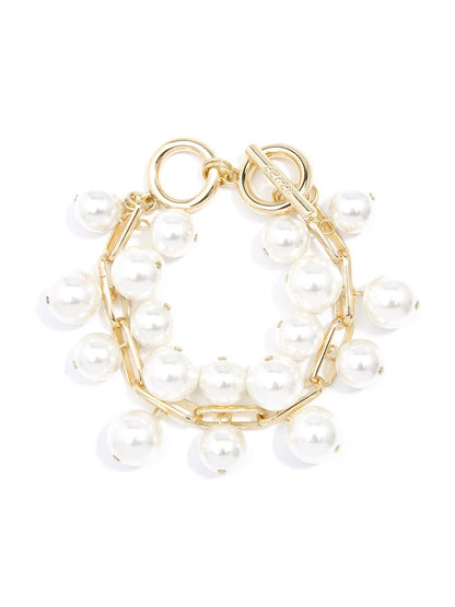 Zenzii Pearl and Chain Bracelet
