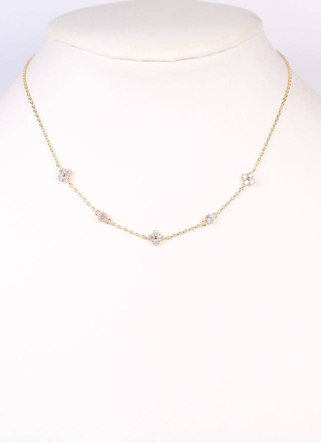 Rayane CZ Necklace GOLD