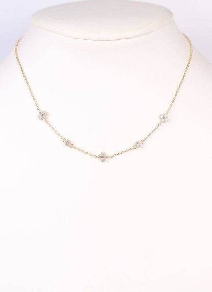 Rayane CZ Necklace GOLD