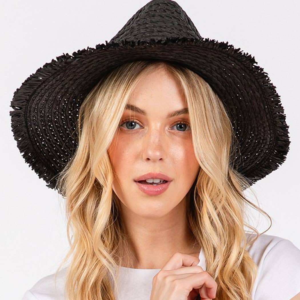Straw Sunhat with starfish band
