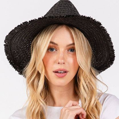 Straw Sunhat with starfish band