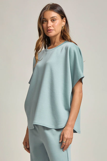 Poncho Top + Bell Bottom Modal Set