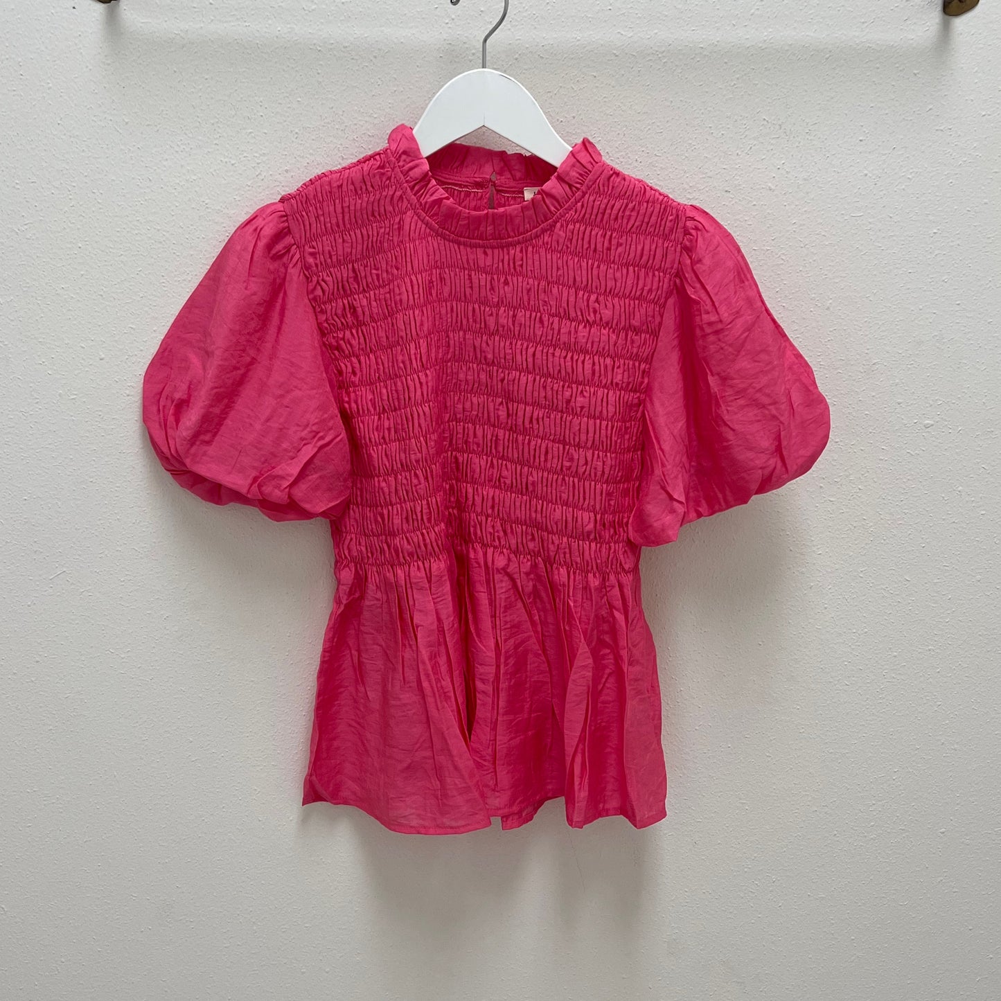 Jodifl smocked top pink