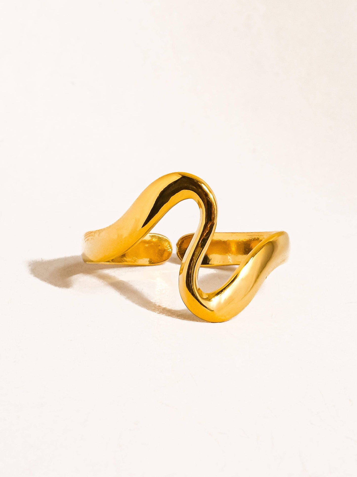 18K Gold Non-Tarnish Statement Rings