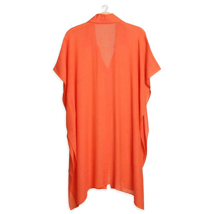 Women's Oversized Long Sleeveless Shirt Cover Up