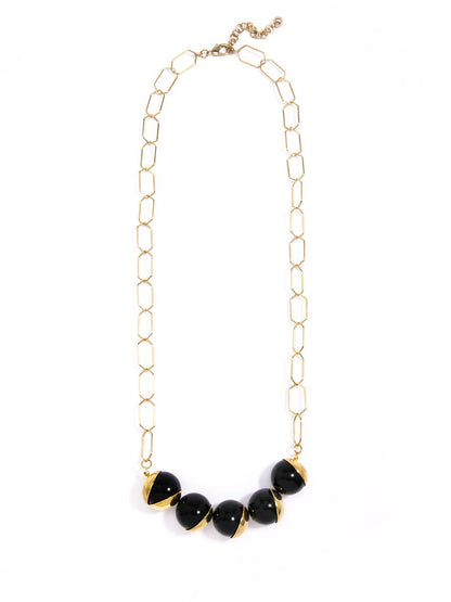 Zenzii Pearls On A Platter Necklace