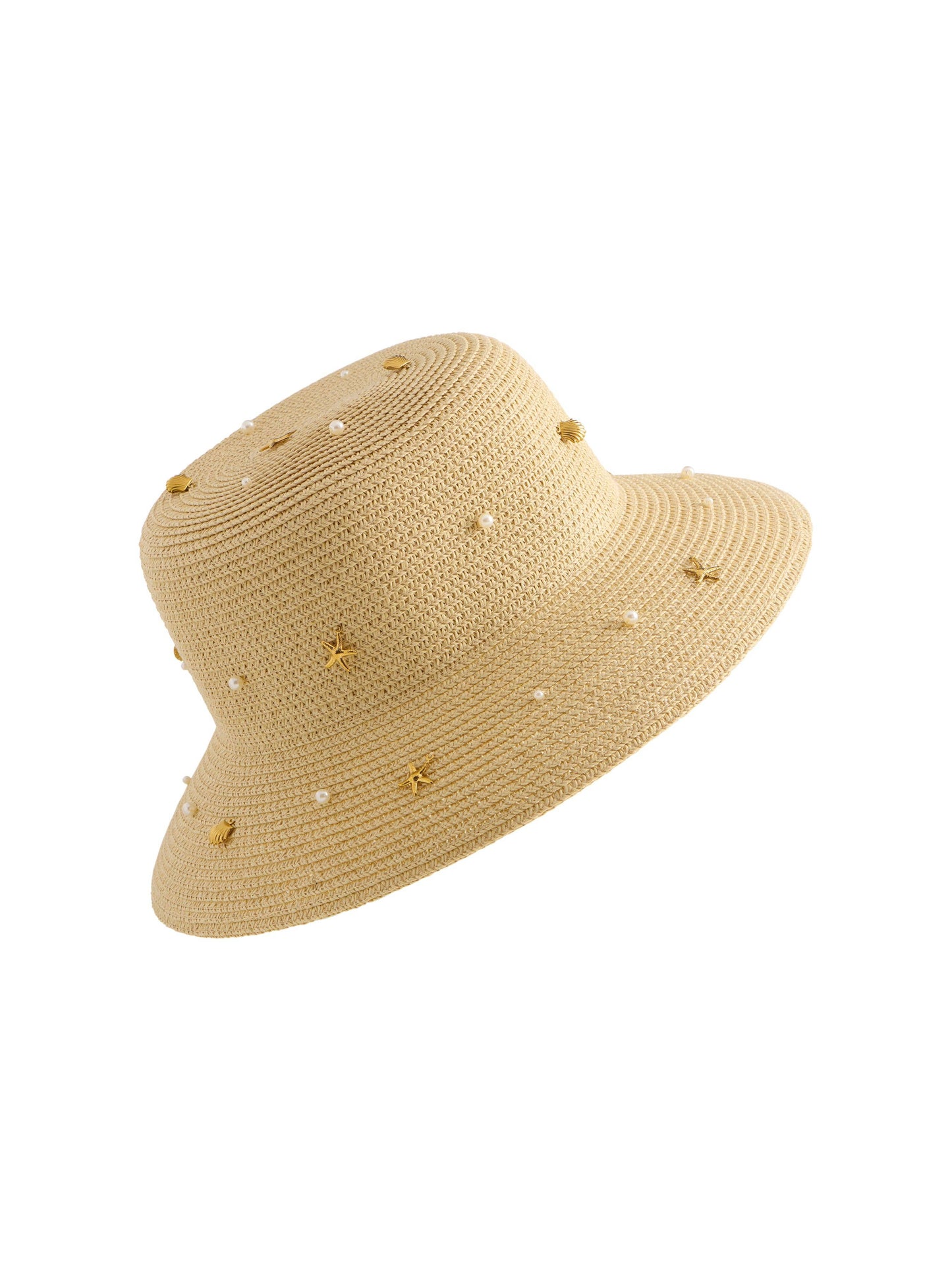 shell & pearl beach bucket hat