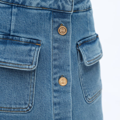 The Darby Denim Skort