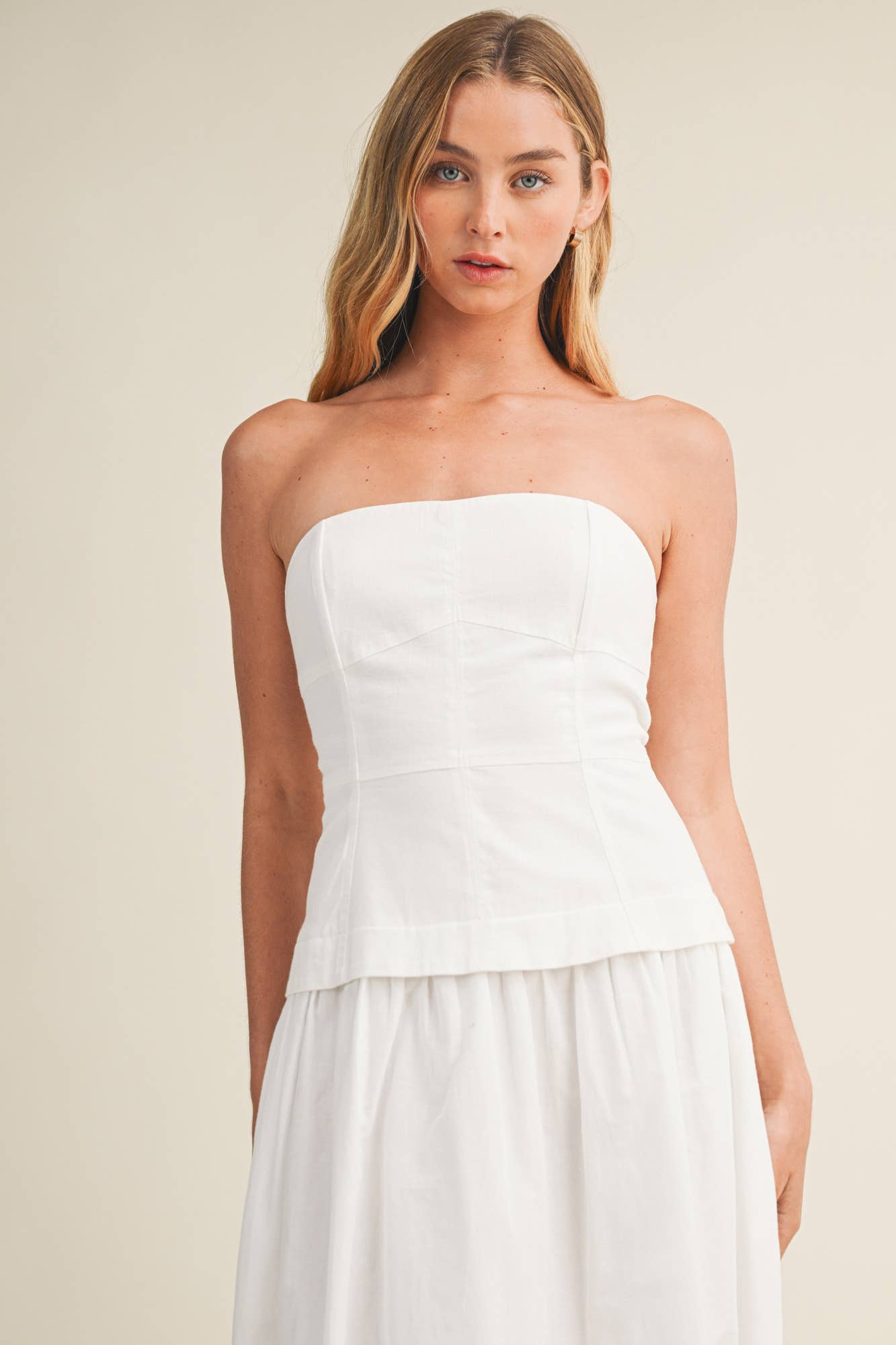Evelyn Eyelet Hem Dress