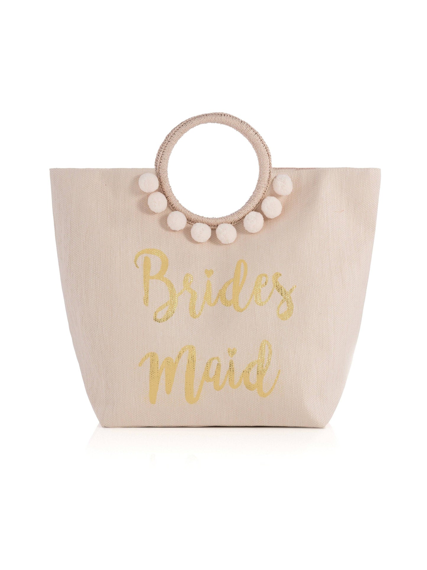 MIA "BRIDESMAID" BRIDAL TOTE, BLUSH