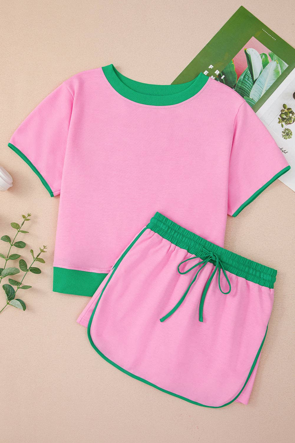 Bonbon Shirt and Skort 2Pcs Set