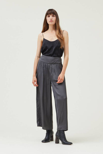 The Wanda Wide Leg Satin Pants