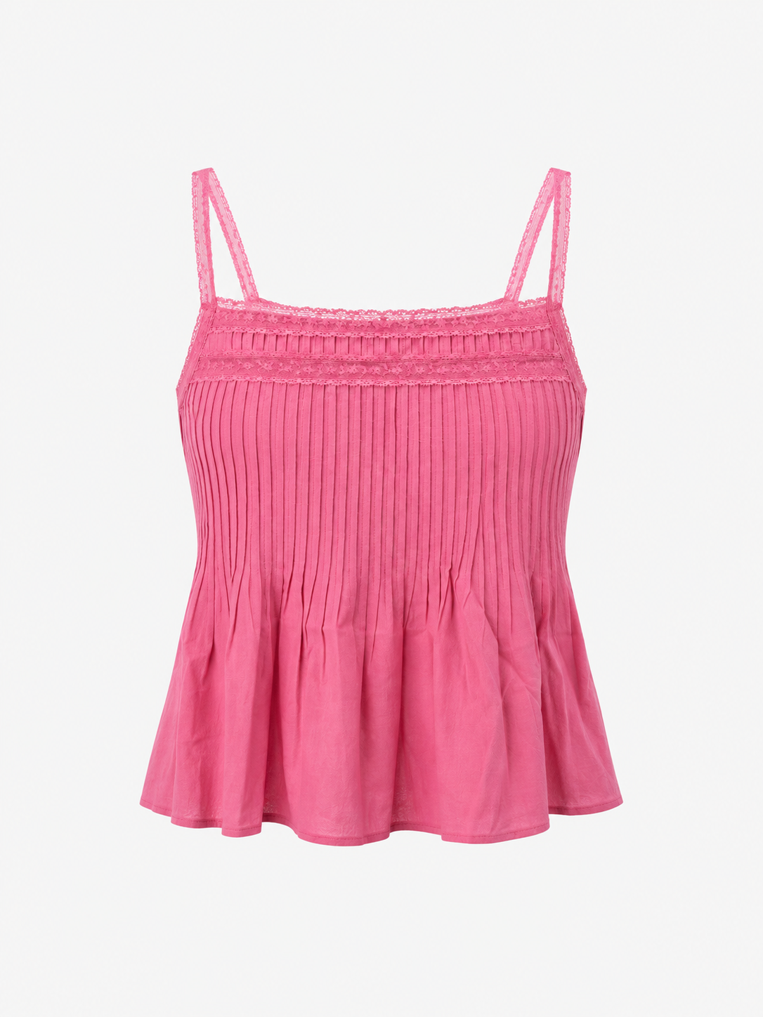 pink pintuck tank