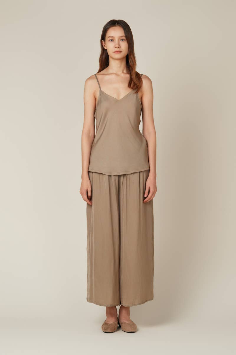 The Wanda Wide Leg Satin Pants