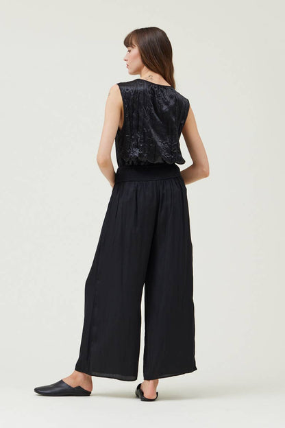 The Wanda Wide Leg Satin Pants