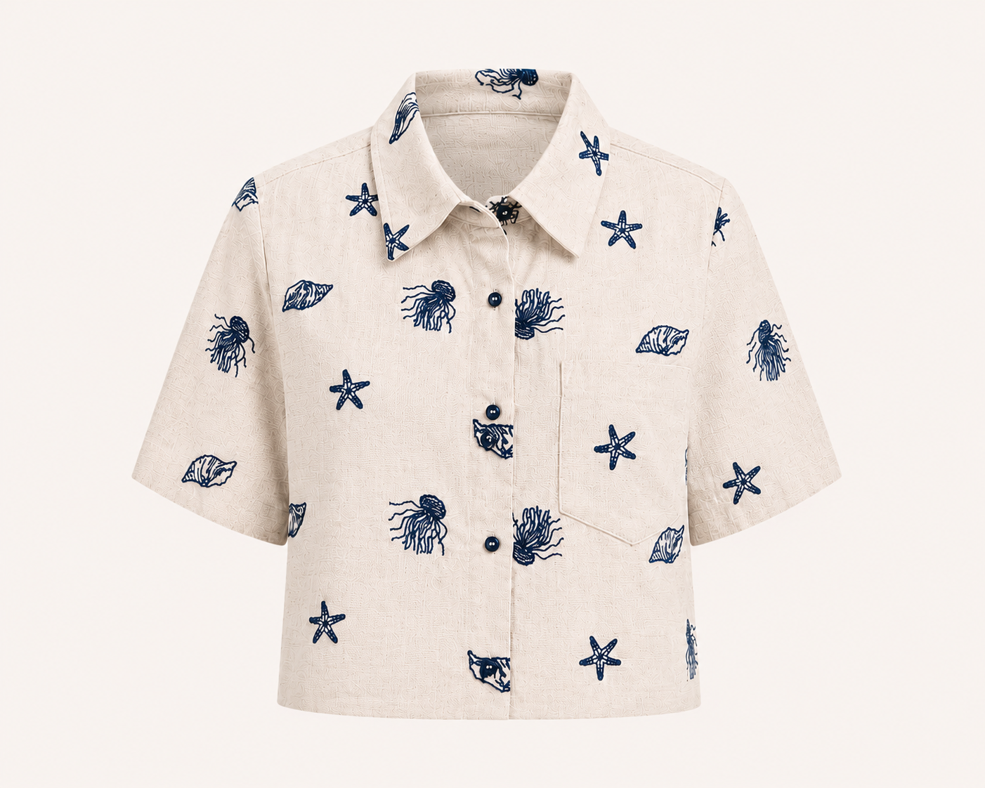 nautical print top