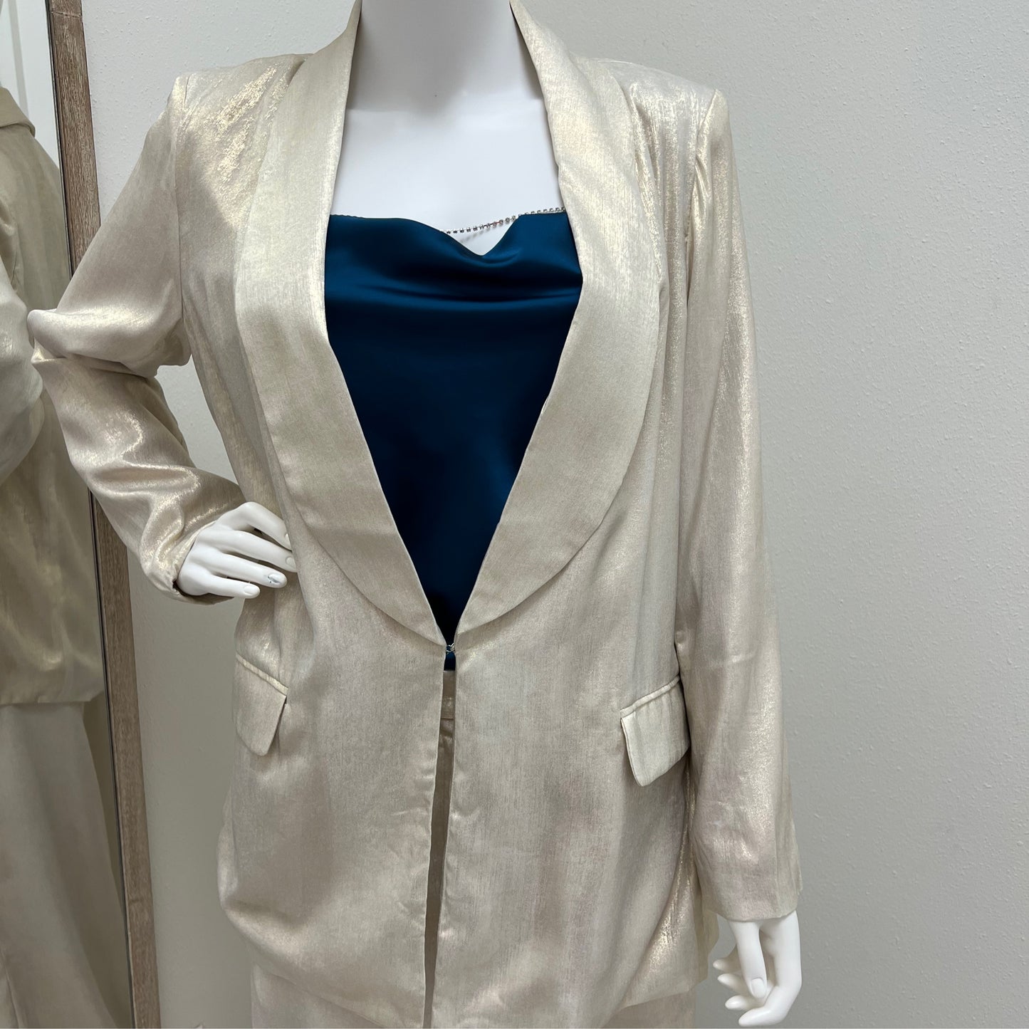 Ellison Kate gold blazer