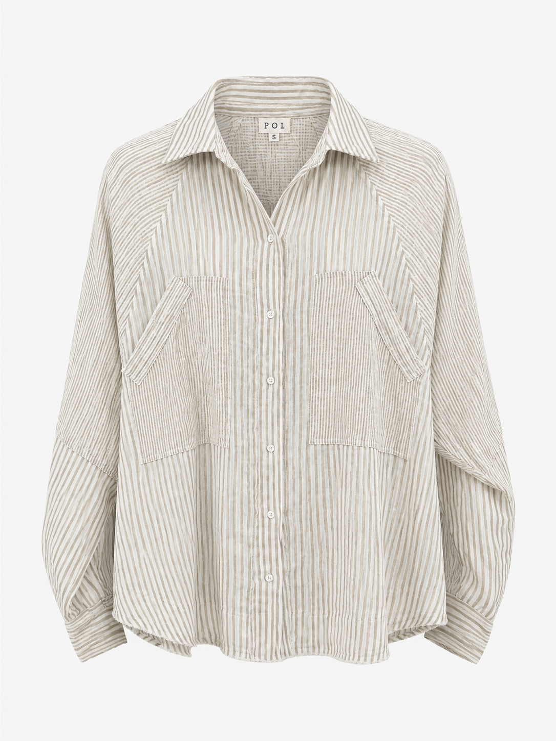 stripe flowy top