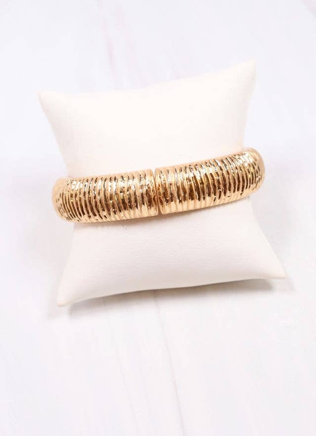 Caroline Hill Agda Metal Bracelet GOLD