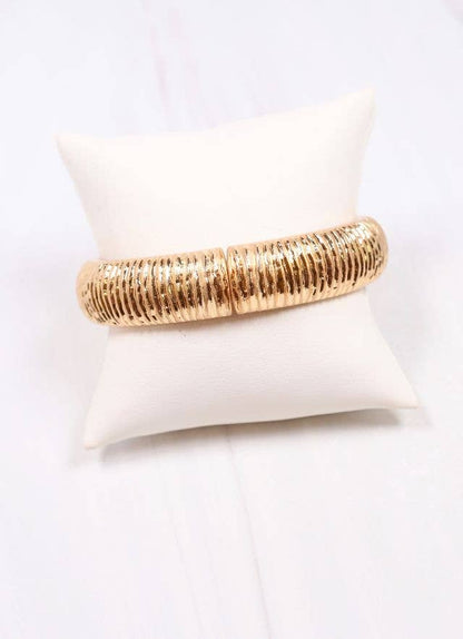 Caroline Hill Agda Metal Bracelet GOLD