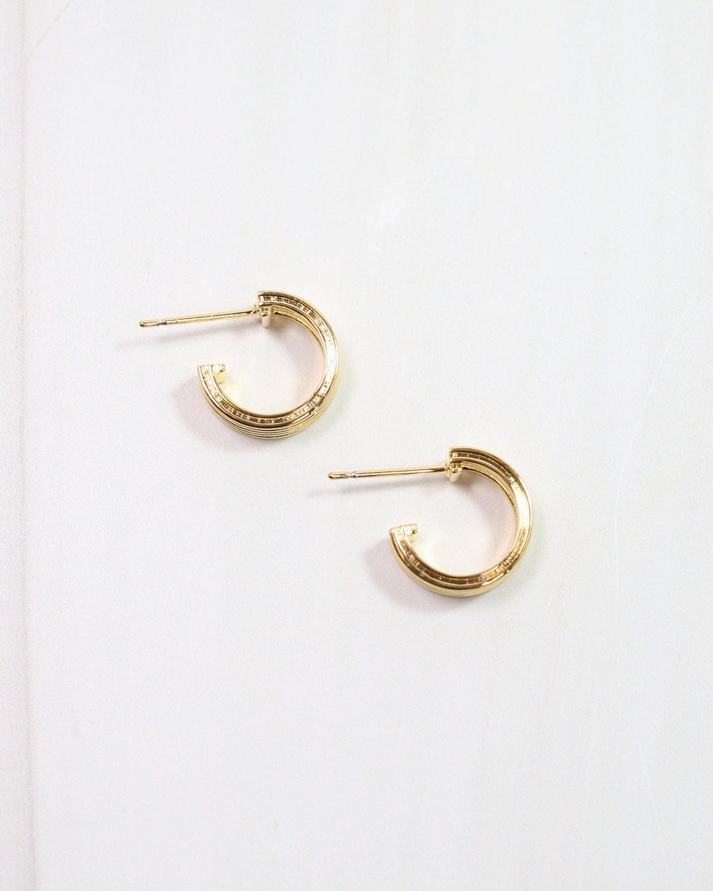 Caroline Hill Jennie Small Gold Hoop Gold