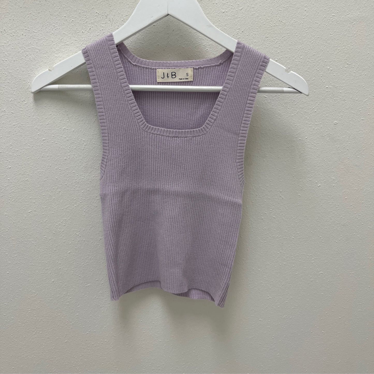 J&B ribbed tank lilac