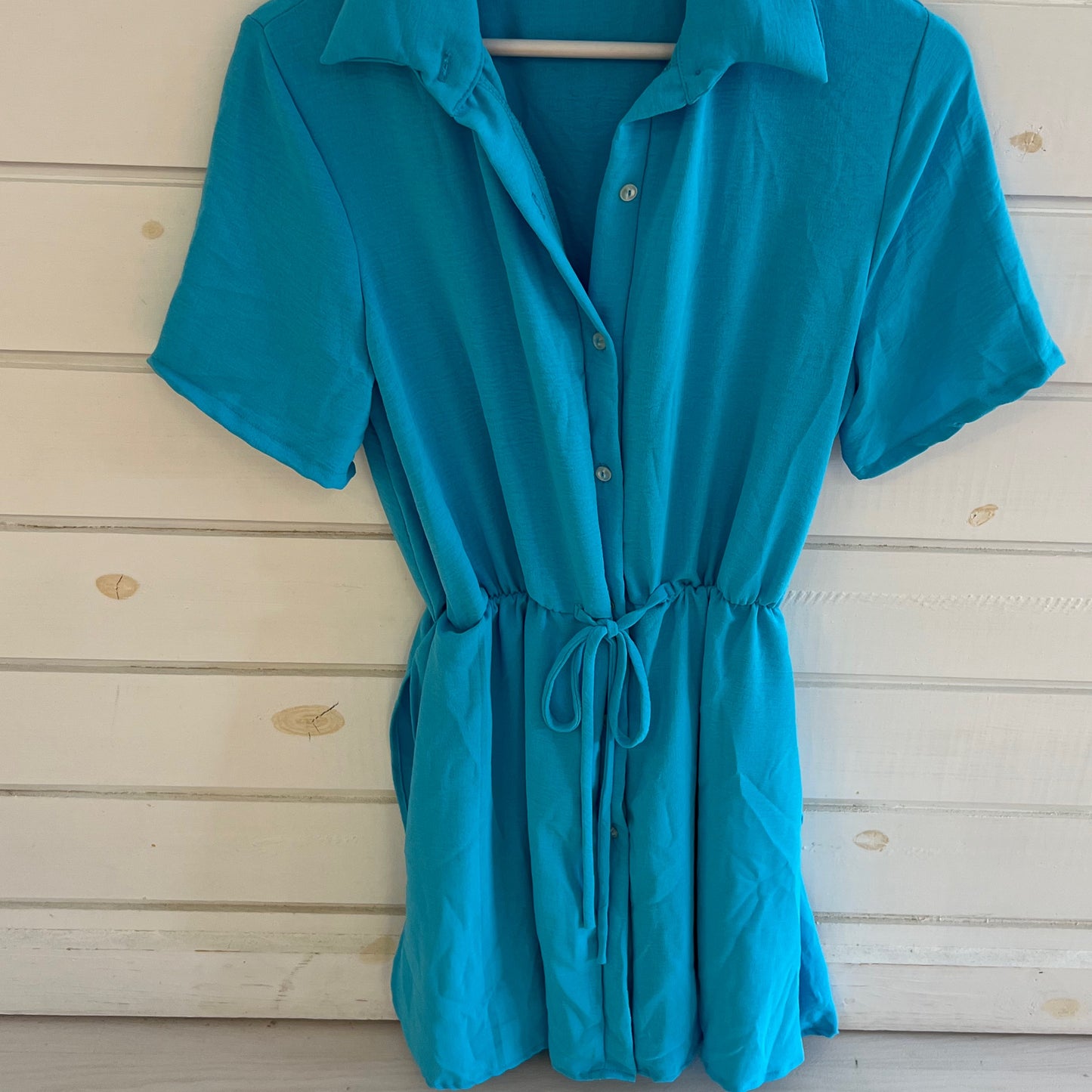 Eldridge Shelly Shirt Dress Romper