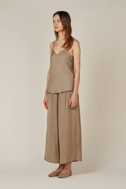 The Wanda Wide Leg Satin Pants