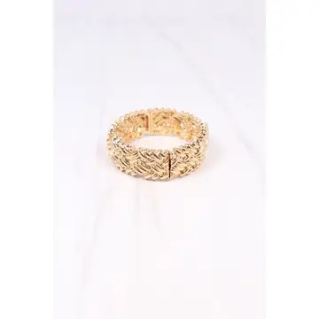 gold stretch bracelet