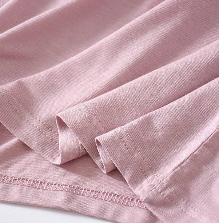 Regular basic soft flowy built-in bra tank top