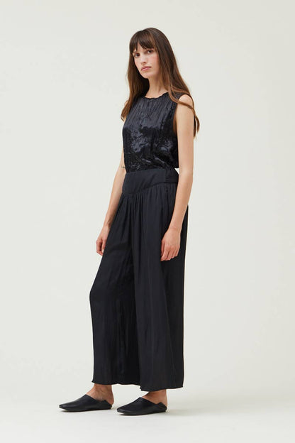 The Wanda Wide Leg Satin Pants