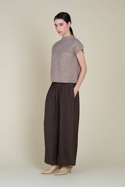 The Wanda Wide Leg Satin Pants