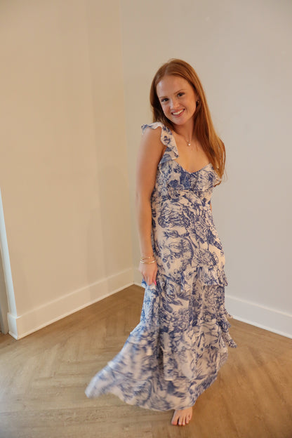 The Cassandra Tiered Dress by Lucy Paris