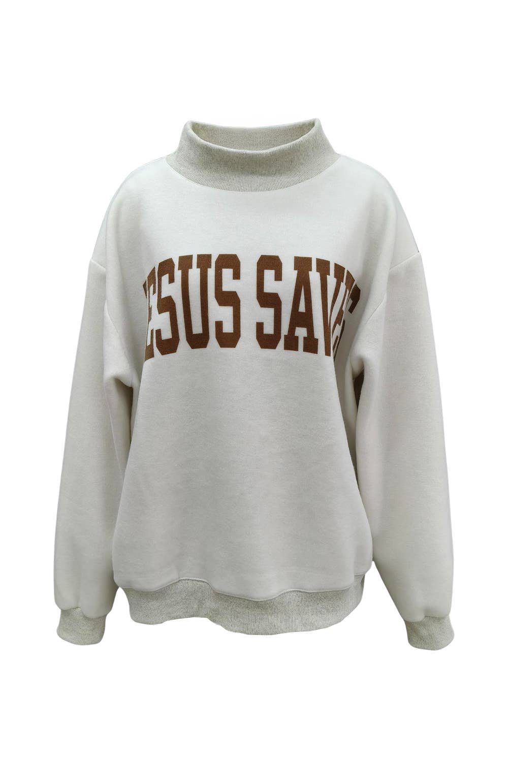 'CROSS &JESUS SAVES' Reversible Sweatshirt