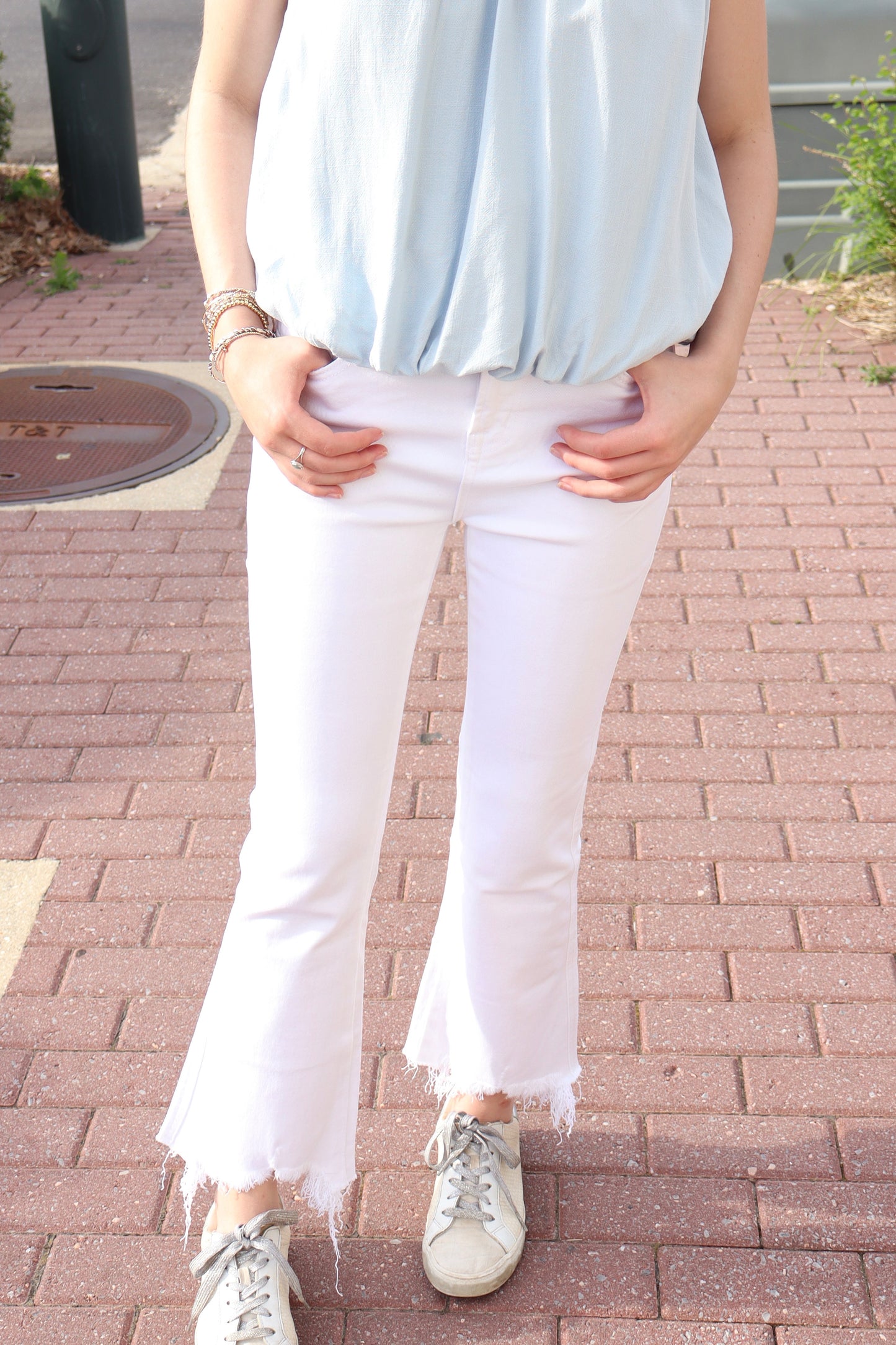Mica High Rise Crop Flair