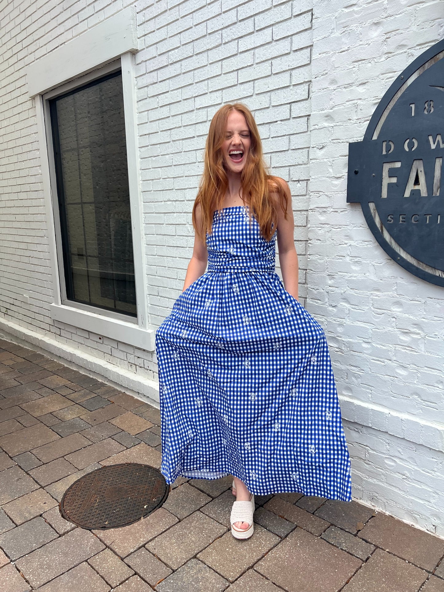 Azure Lace Tube Maxi