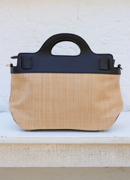 Savannah Handbag Natural Black
