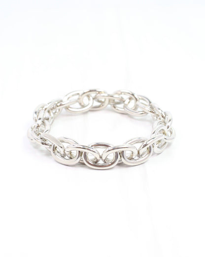 Jo Anne Stretch Bracelet Silver