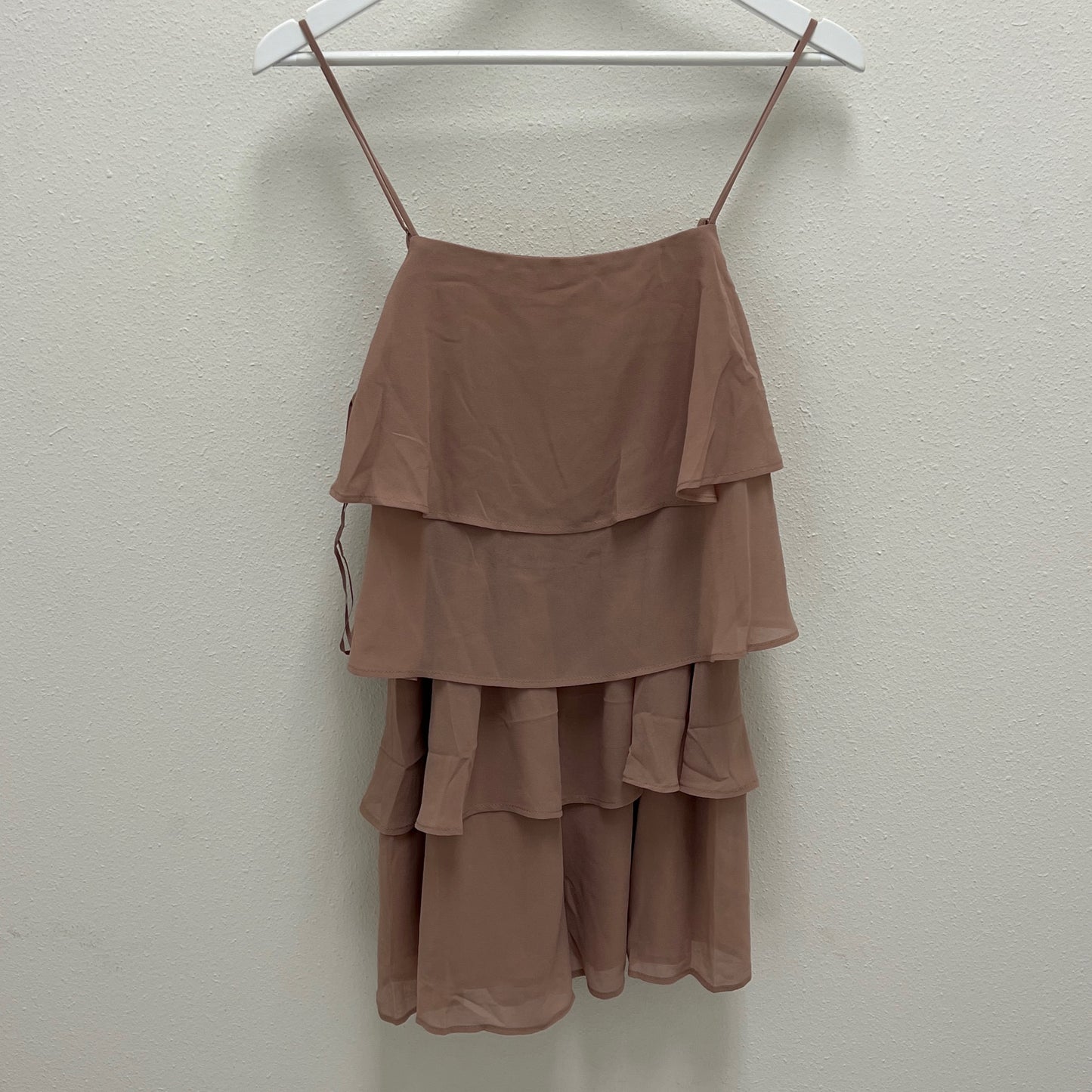 Hyfve taupe ruffle romper