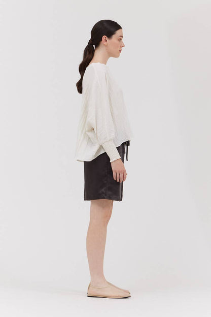 The Lila Top-crinkle material